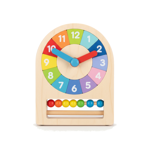 Doodle Den Wooden clock and counting board