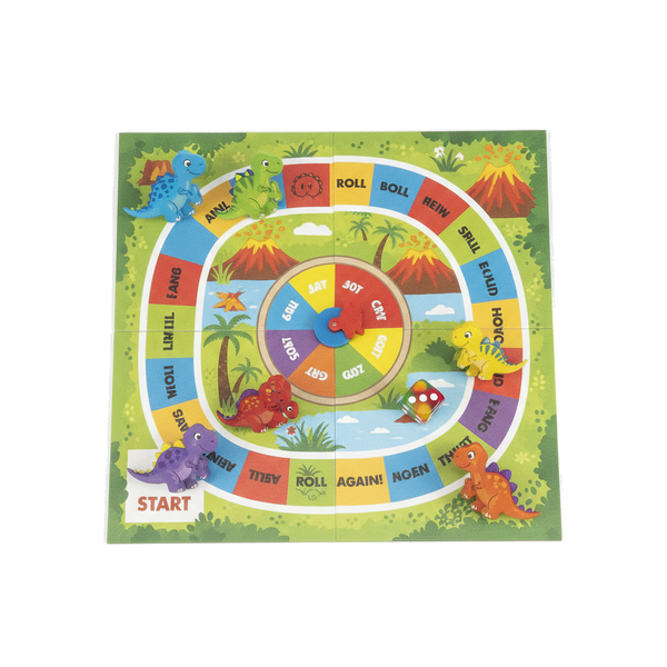 Doodle Den Roll-and-race dinosaur dice game